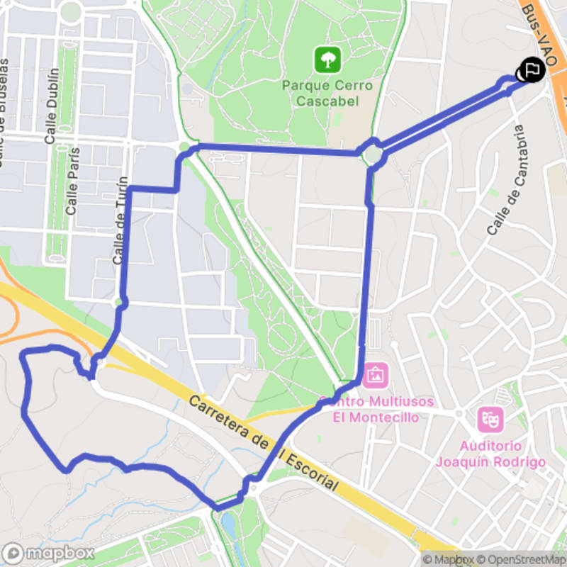Randonnée nature au départ de la Calle de María Moliner à Las Rozas - Las Rozas de Madrid