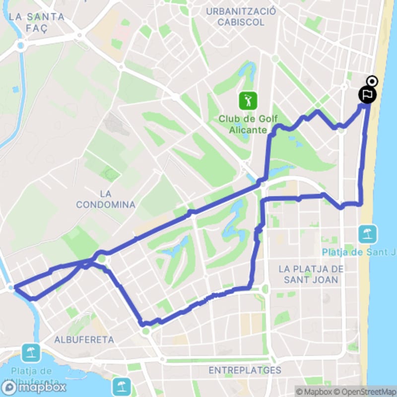 Randonnée à Platja de Mutxavista, El Campello : Parcours Nature - El Campello