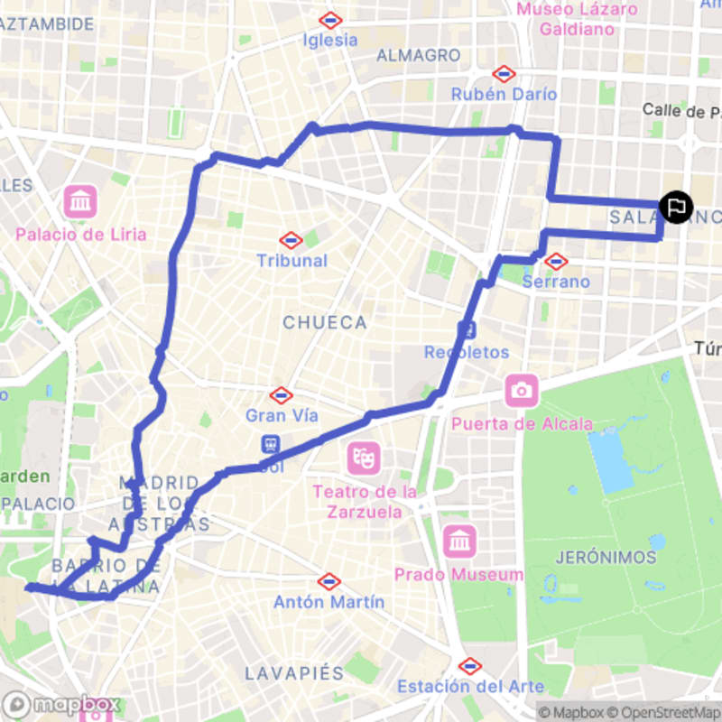 Randonnée à Madrid au départ de Salamanca, La Vaca Argentina - Madrid