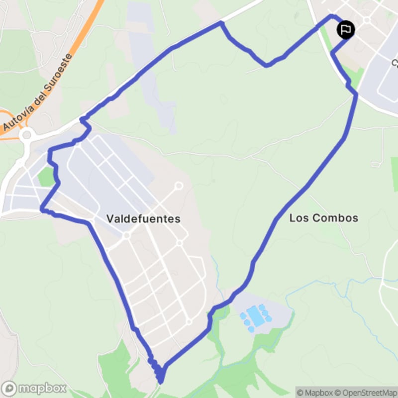 Randonnée nature au départ de Calle del Río Segura, Móstoles - Móstoles