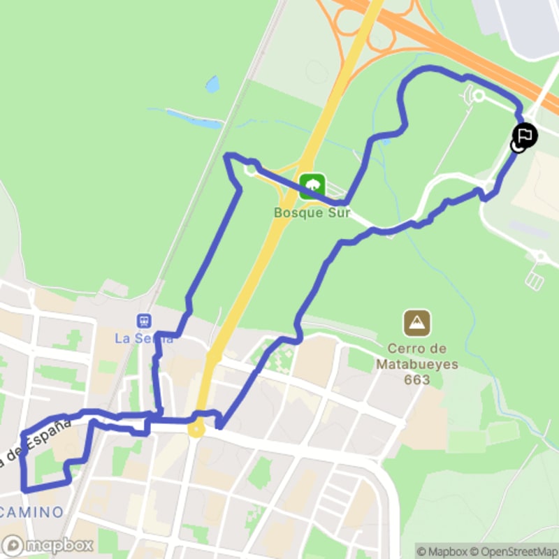 Randonnée à Leganés au départ de Sur, Calle de la Primavera - Leganés