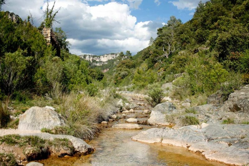 Randonnée à Cornudella de Montsant au départ de Presa del Pantà de Siurana - Cornudella de Montsant