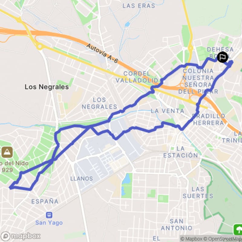 Randonnée à Collado Villalba, Comunidad de Madrid, au départ de Calle de Peñalara - Collado Villalba