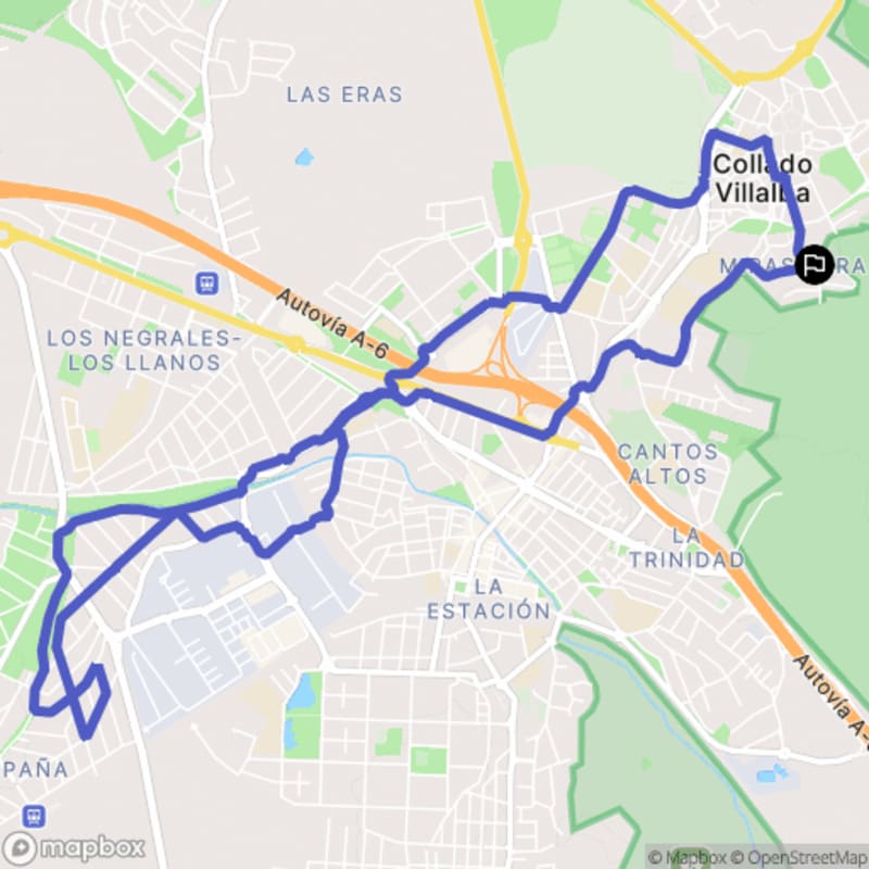Randonnée au départ de Collado Villalba, Chopo del Caño Viejo - Collado Villalba