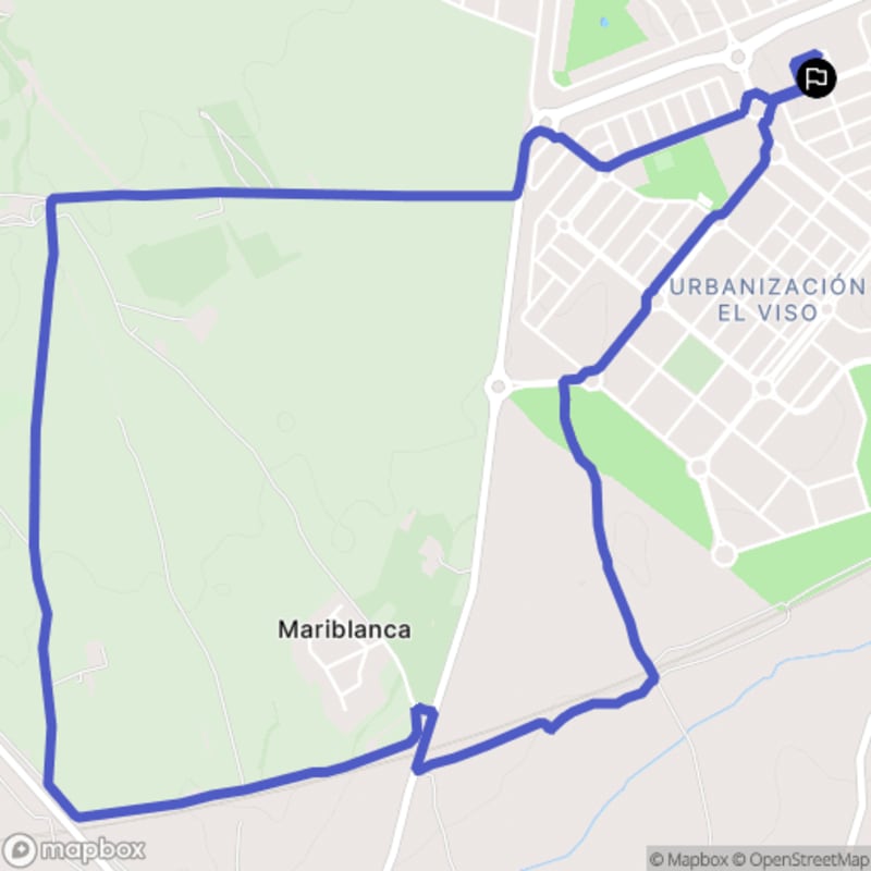 Randonnée à Villalbilla depuis Urbanización El Viso, Ahorramás - Villalbilla