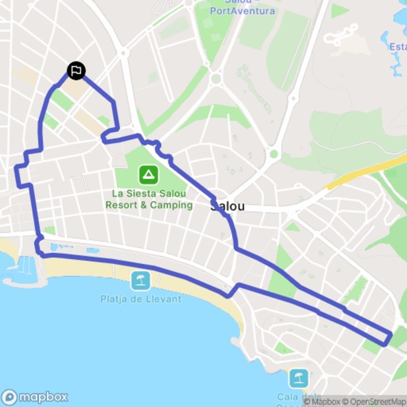 Randonnée à Salou : Exploration de Carrer de Pere Galés et ses environs - Salou