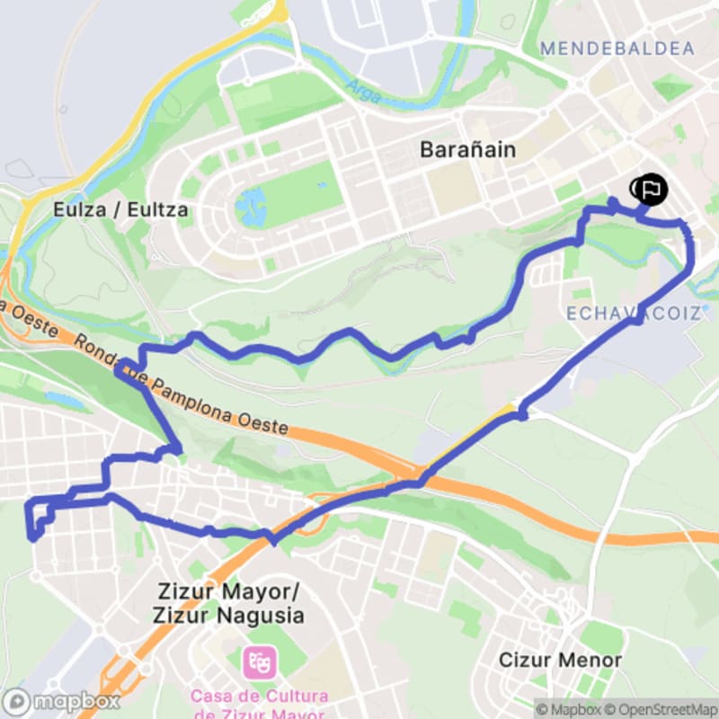 Randonnée à Pamplona/Iruña au départ d'Etxabakoitz : Découverte Nature - Pamplona