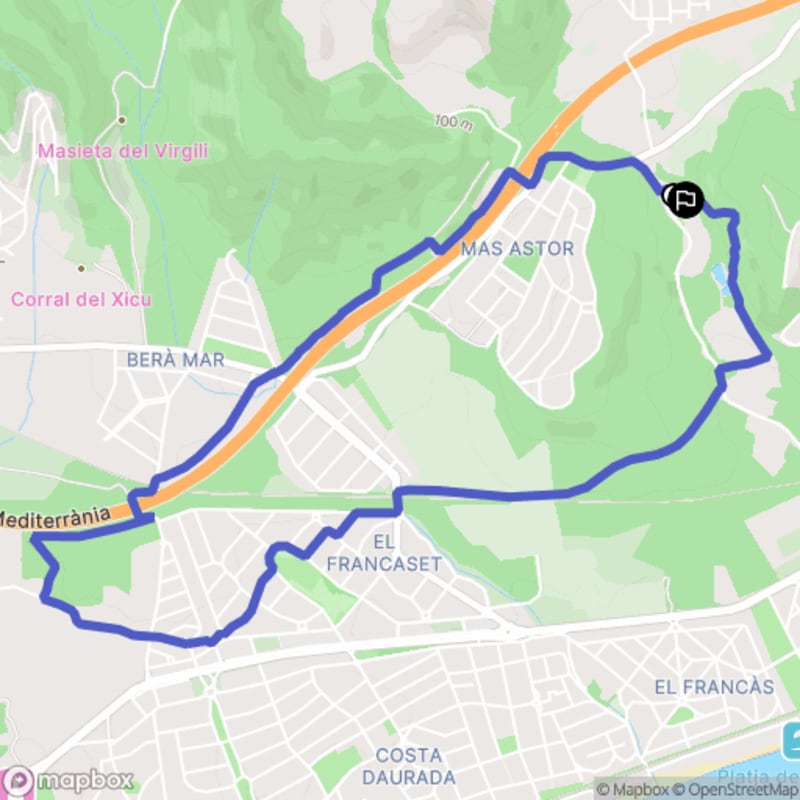 Randonnée au départ de Fondo del Mata, El Vendrell, Catalunya - Francàs
