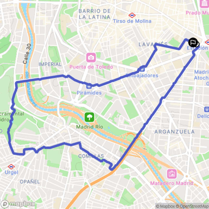 Randonnée urbaine à Madrid au départ du Paseo del Arte - Madrid
