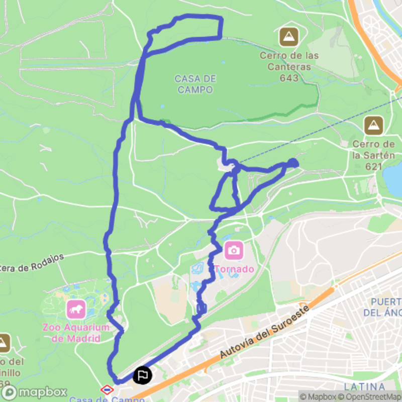 Randonnée urbaine et naturelle au départ de Latina, Madrid - Madrid