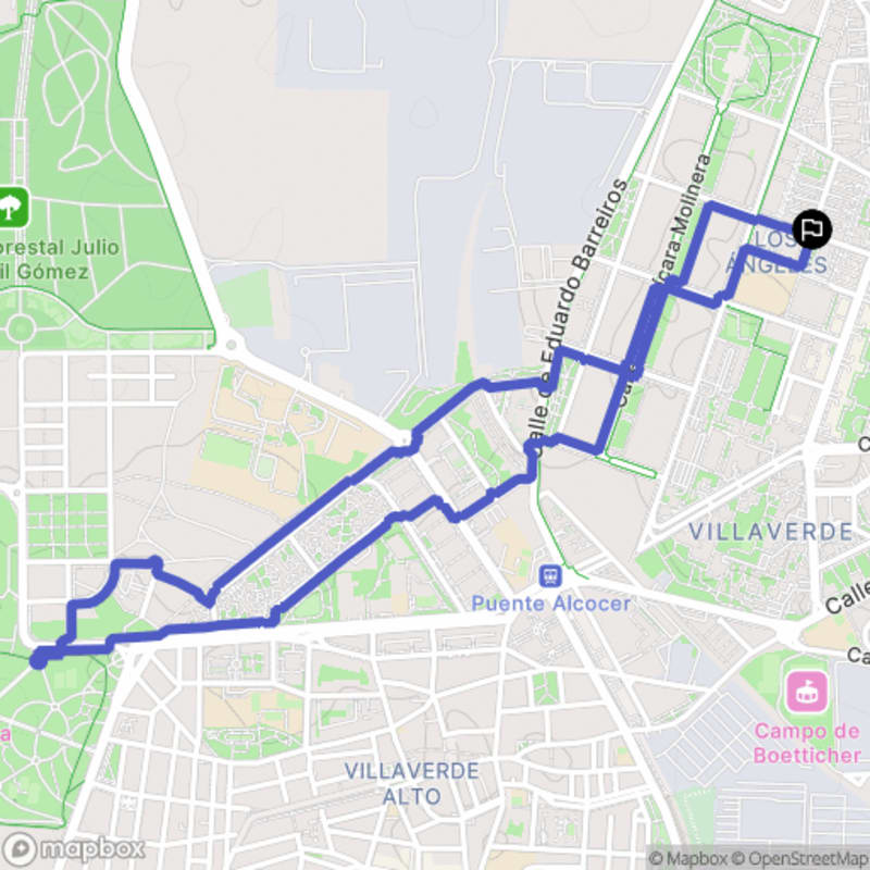 Randonnée à Madrid au départ de Villaverde - Madrid