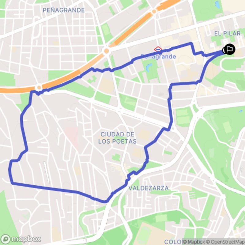 Randonnée à Madrid depuis Fuencarral-El Pardo, Plaza de Redondela - Madrid