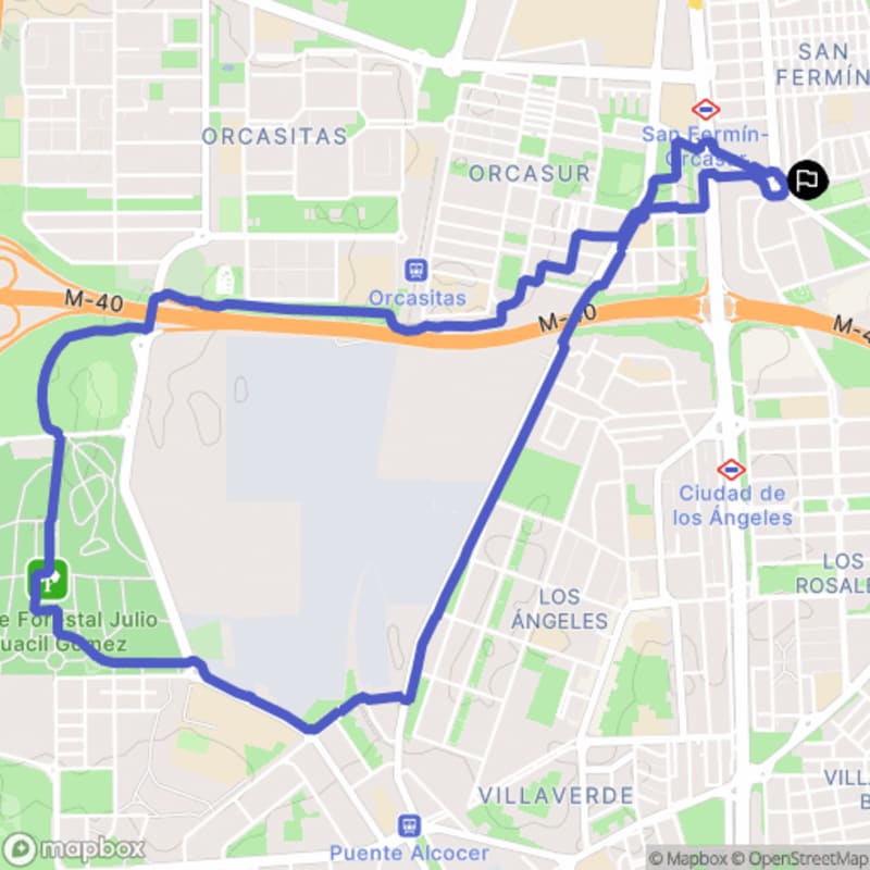 Randonnée à Madrid : Découverte des sentiers d'Usera, Calle del Torcal - Madrid