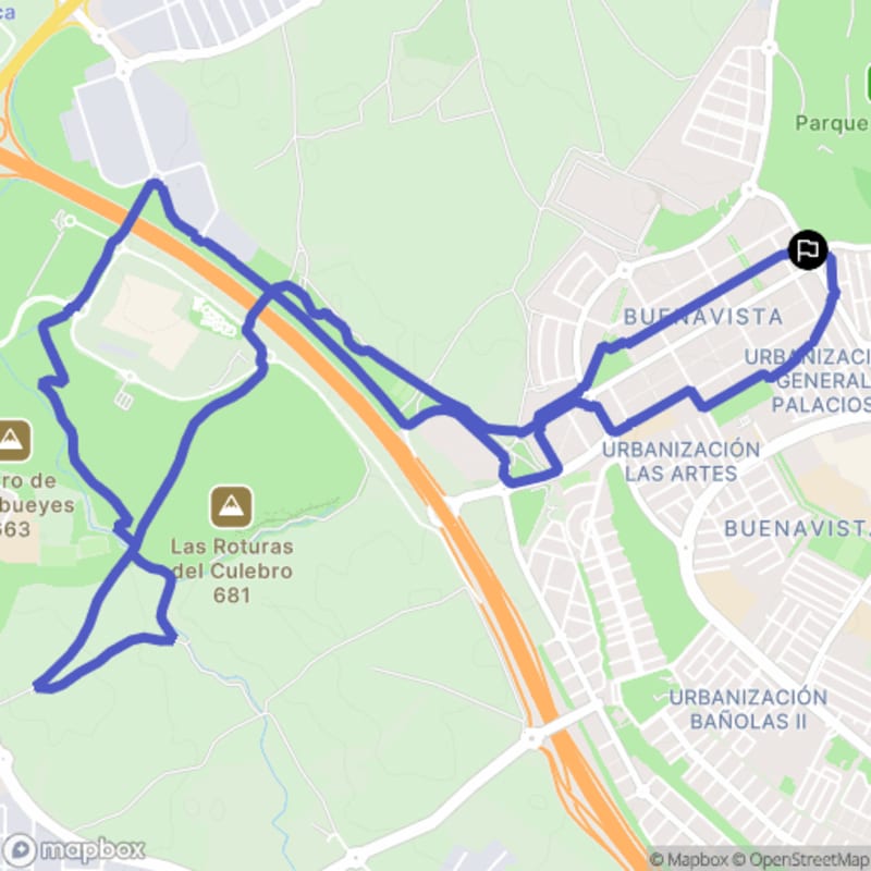 Randonnée au départ de Sector III à Getafe, Comunidad de Madrid - Getafe