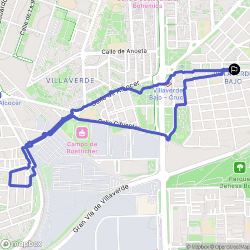 Randonnée à Madrid au départ de Villaverde, Parroquia San Jaime - Madrid