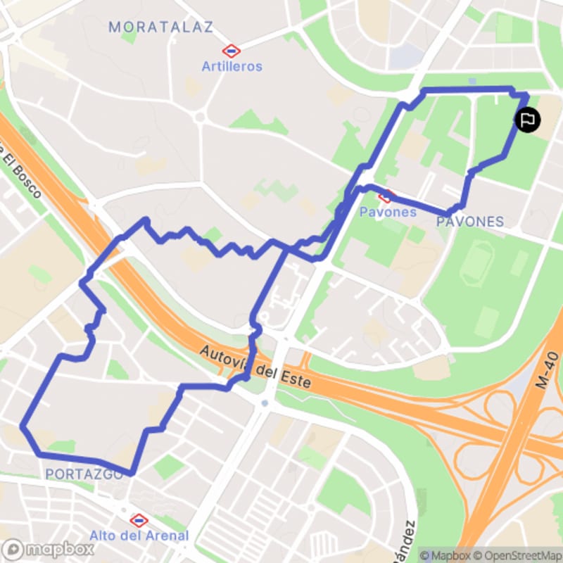 Randonnée à Madrid au départ de Moratalaz - Madrid