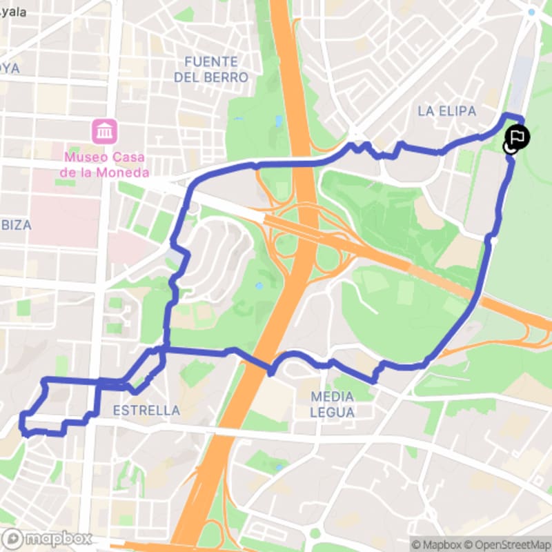 Randonnée à Madrid depuis Ciudad Lineal, Instalación Deportiva - Madrid