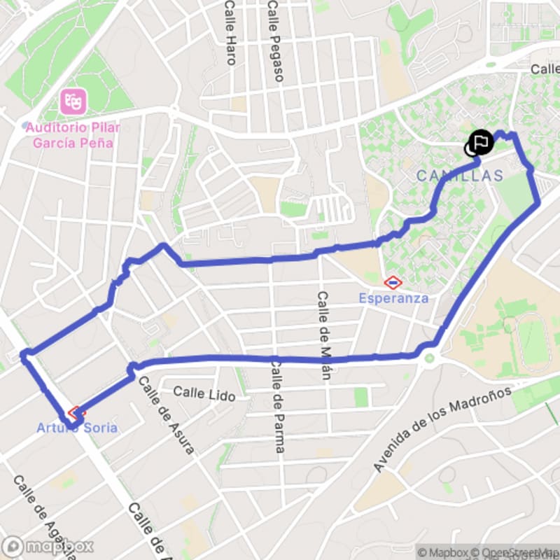 Randonnée urbaine à Madrid au départ d'Hortaleza - Madrid