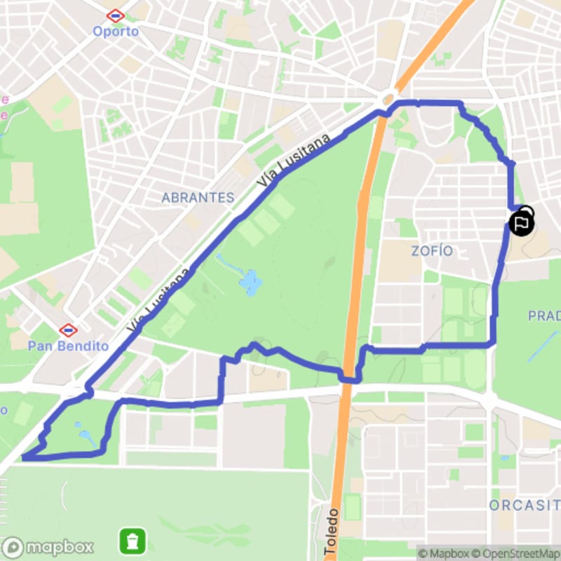 Randonnée à Madrid depuis Usera : Itinéraire pédestre varié - Madrid