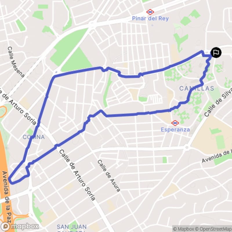Randonnée à Madrid depuis Hortaleza : Parcours urbain - Madrid
