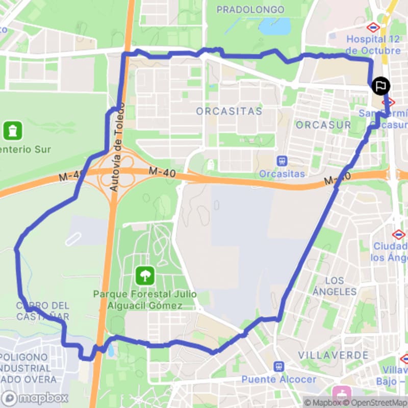Randonnée à Madrid : Exploration des sentiers depuis Usera - Madrid