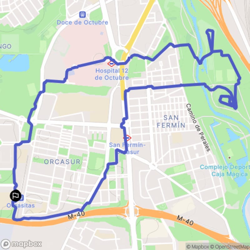 Randonnée à Madrid depuis Usera : Parcours et points de vue - Madrid