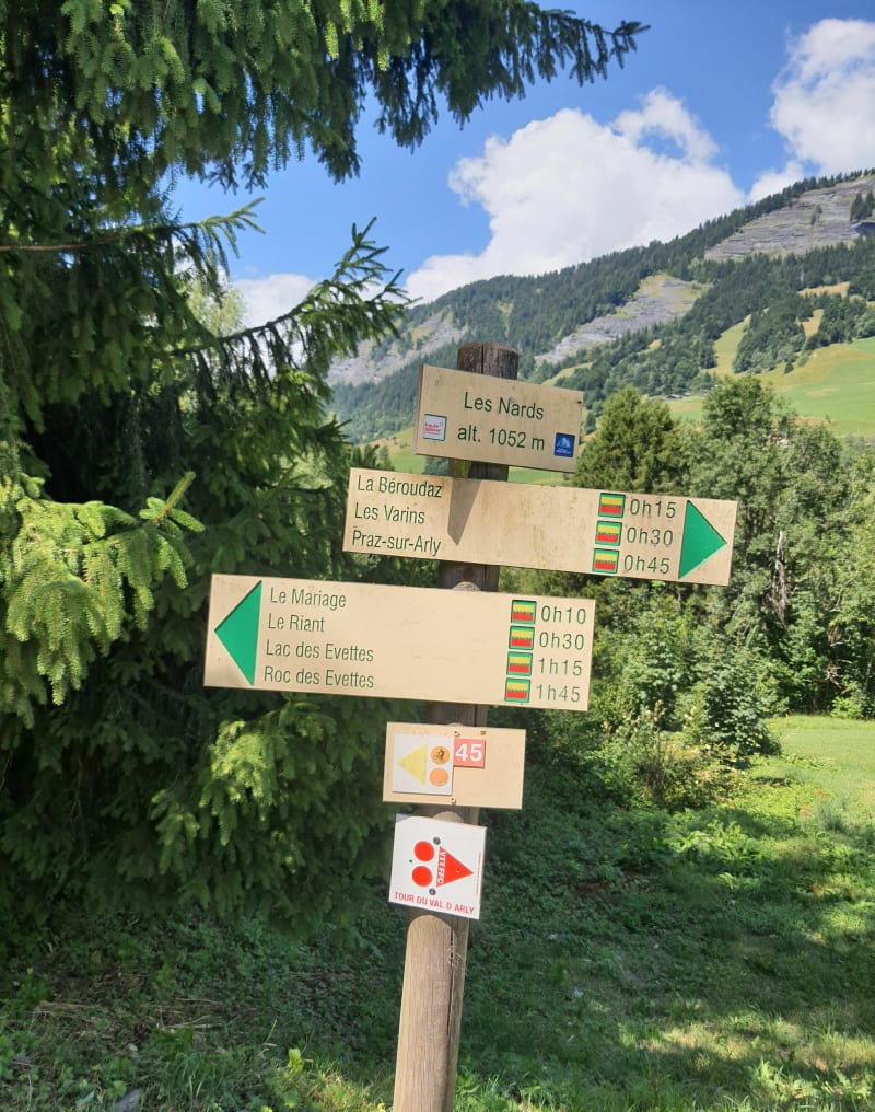 Lac des Evettes, des Nards - Praz-sur-Arly