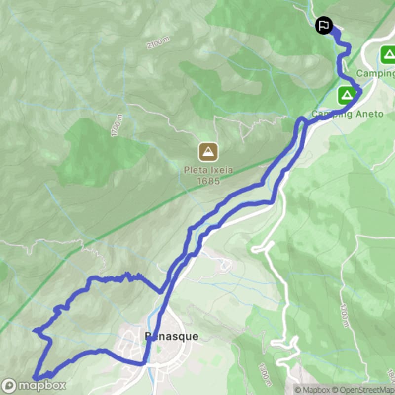 Randonnée au départ des Bordas de Garrabaro, Benabarre / Benavarri - Benasque