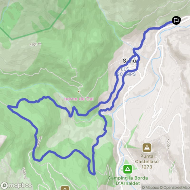 Randonnée à Benabarre, Aragón : Exploration du Sendero Ruta 3 au départ de Sahún - Sahún