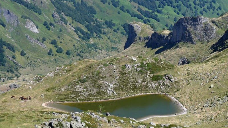 Table de Souperet en boucle, par le col de Saoubathou - Accous