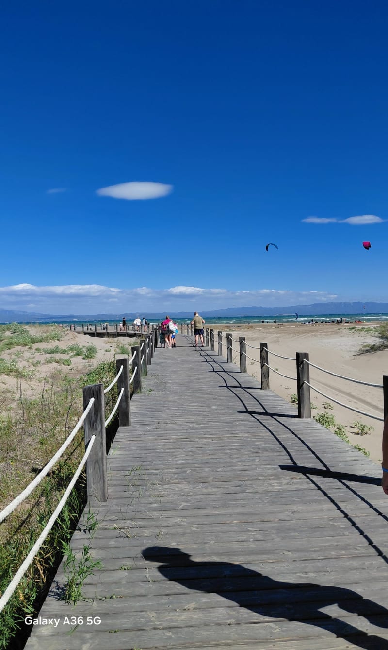 Sentier près de la plage à Riumar - Deltebre