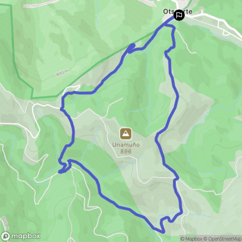 Randonnée à Zegama : Itinéraire au départ d'Otsaurte, Mikelete-etxea - Zegama