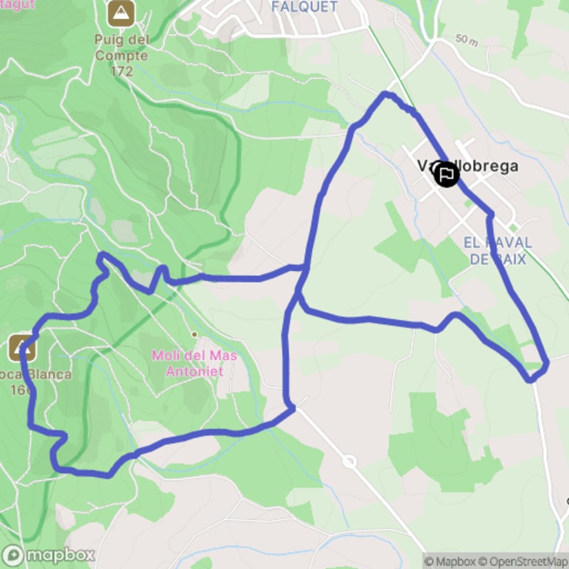 Randonnée à Vall-llobrega au départ de Raval de Mar, en Catalunya - Vall-llobrega