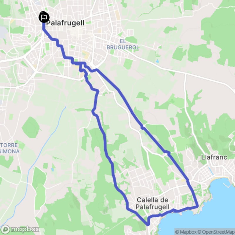 Randonnée à Palafrugell : Exploration du Puig de la Guardiola et Casa Audouard - Palafrugell