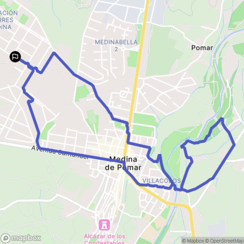 Randonnée au départ de Miñón : Exploration des environs de Medina de Pomar - Medina de Pomar