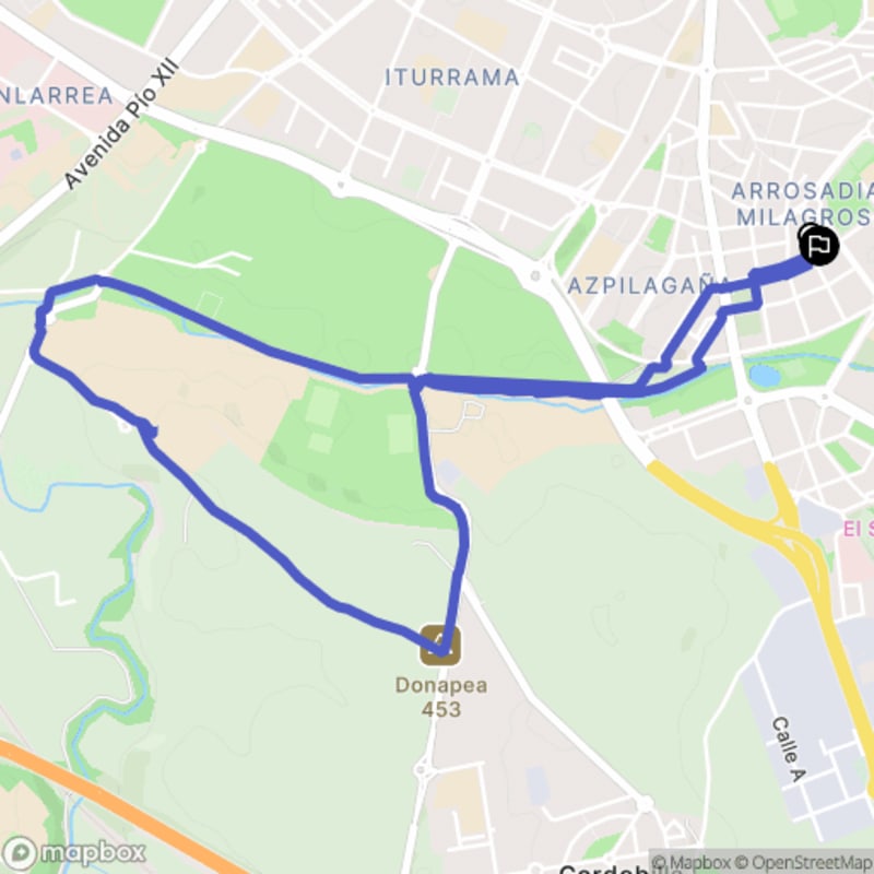 Randonnée à Pamplona/Iruña depuis Milagrosa-Arrosadia, Navarre - Pamplona