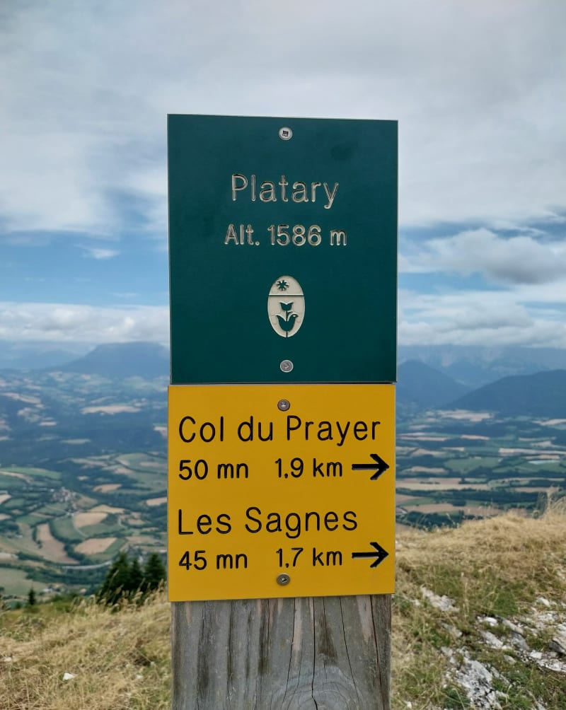 Plateau de Platary et vue panoramique sur le Trièves - Chichilianne