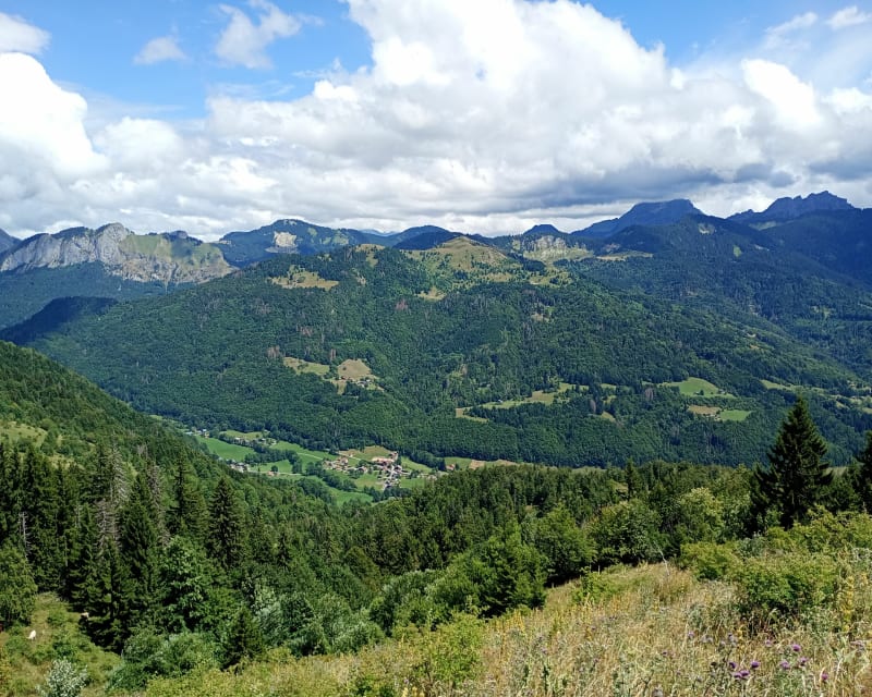 Col du Creux depuis Plaines Joux - Onnion