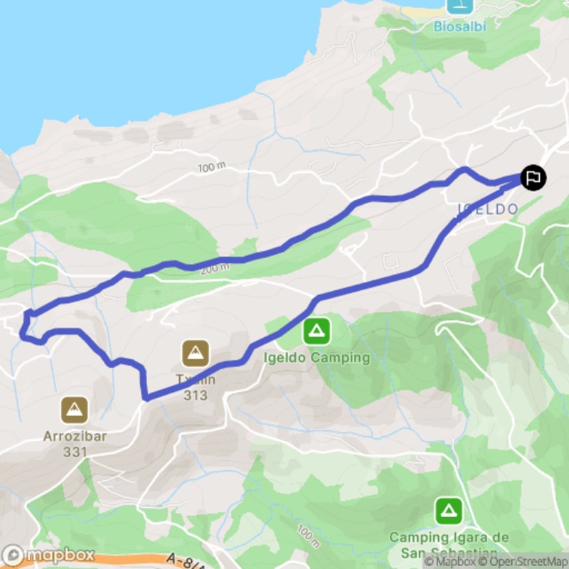 Randonnée à Donostia/San Sebastián au départ d'Igeldo - Donostia