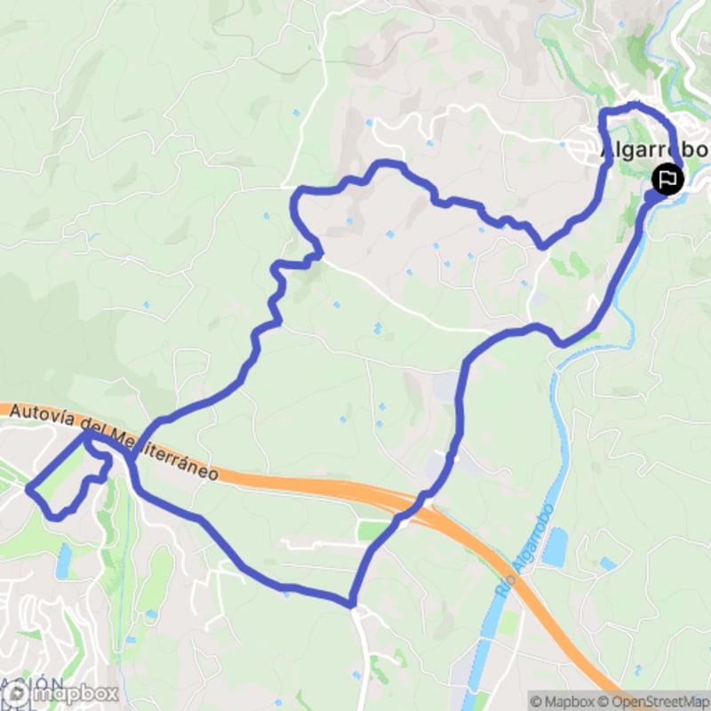 Randonnée à Algarrobo au départ de Los Llanos : Parcours Andalou - Algarrobo