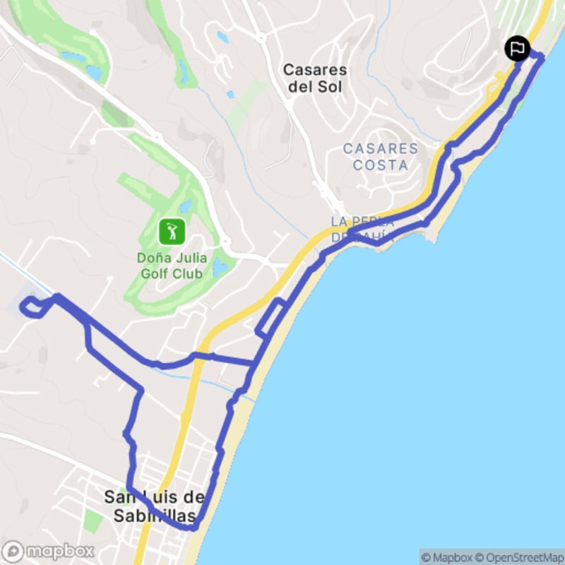Randonnée nature au départ de Calle del Reposo à Estepona, Andalousie - Buenas Noches