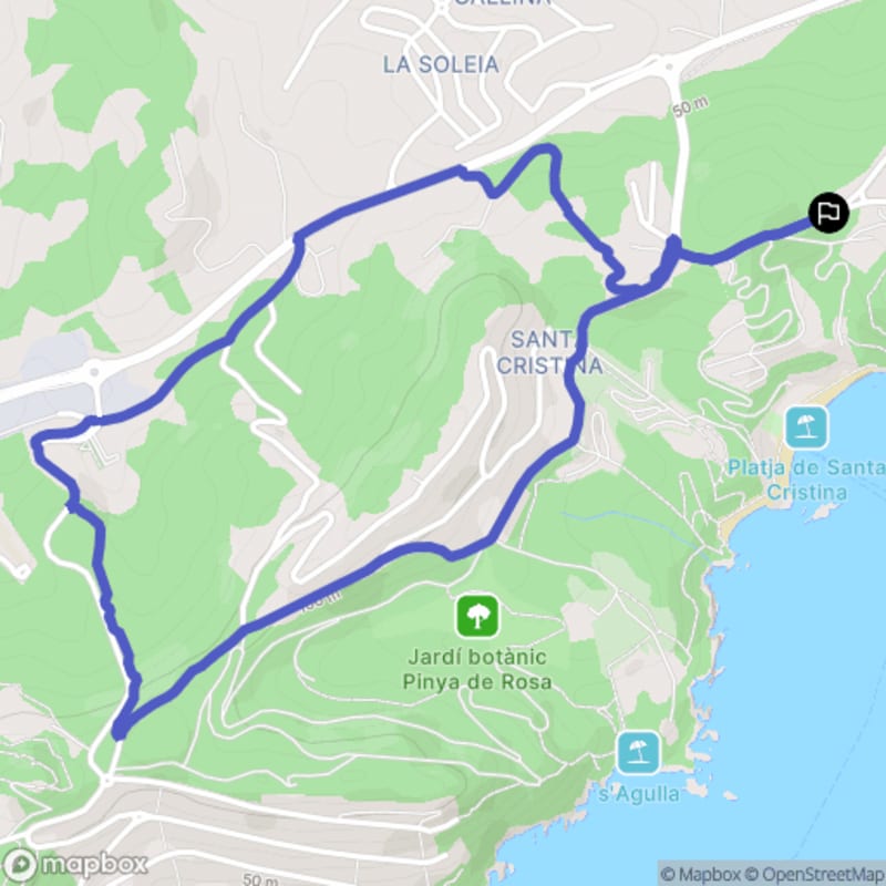 Randonnée au Camí Vell de Lloret a Santa Cristina, Catalunya - Lloret de Mar