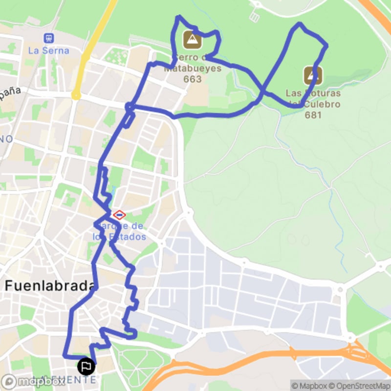 Randonnée au départ de La Fuente à Fuenlabrada, Comunidad de Madrid - Fuenlabrada