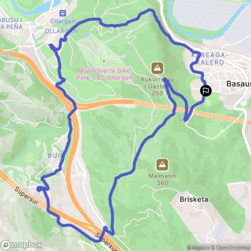 Randonnée à Basauri au départ de Kareaga-Kalero, Euskadi - Basauri