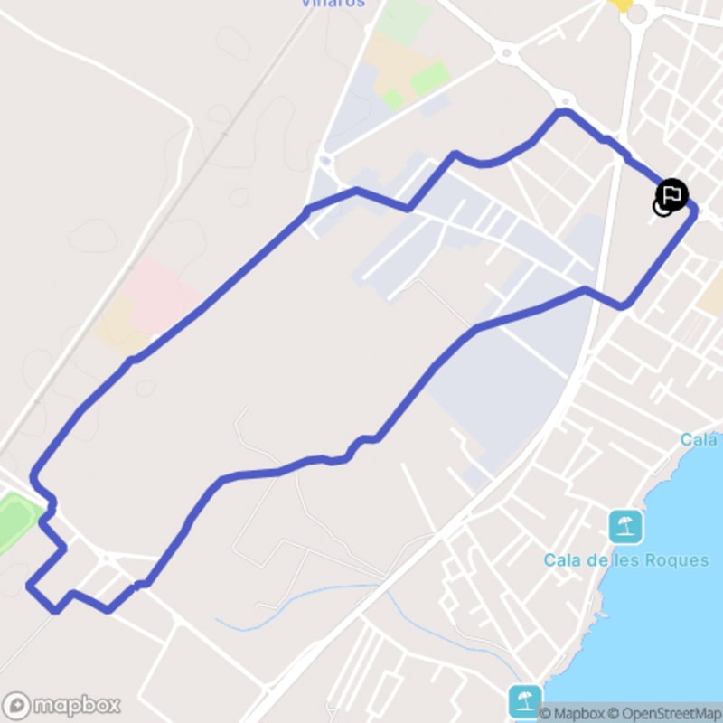 Randonnée côtière à Vinaròs depuis l'Avinguda de Castelló - Vinaròs