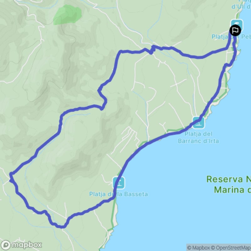 Randonnée à Peníscola: Exploration de l'Antiga Caserna del Pebret - Peniscola