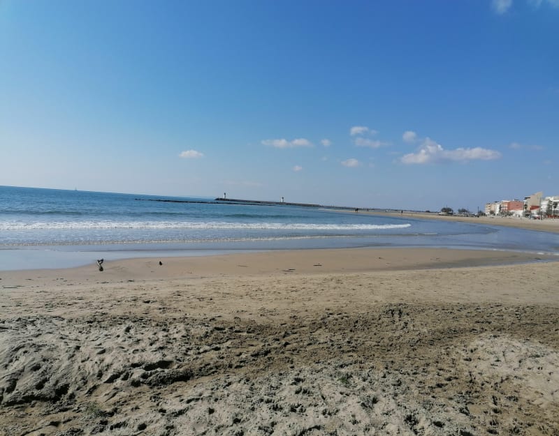 Sur le bord de mer autour de Malfato - Agde