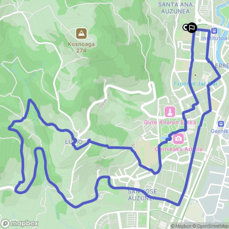 Randonnée à Gernika-Lumo : Exploration des sentiers depuis Santanape - Gernika-Lumo