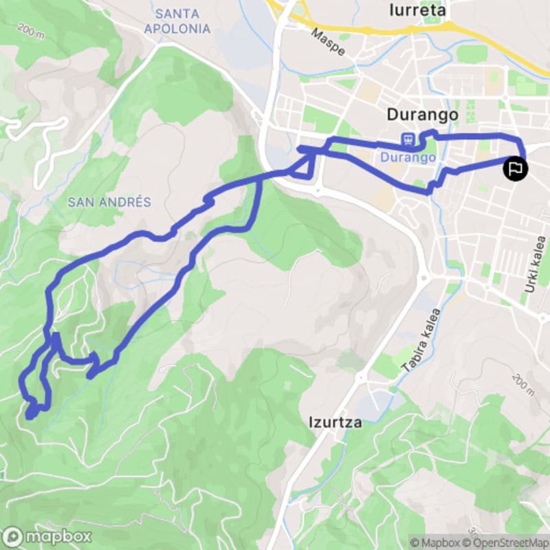 Randonnée nature au départ de Kurutziaga hotela à Durango, Euskadi - Durango