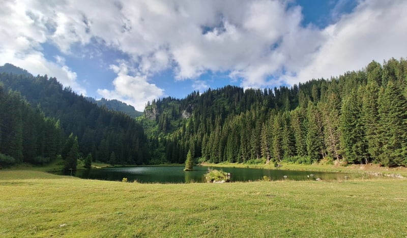 Aller-retour lac de la Mouille - sommet du Morclan - Châtel